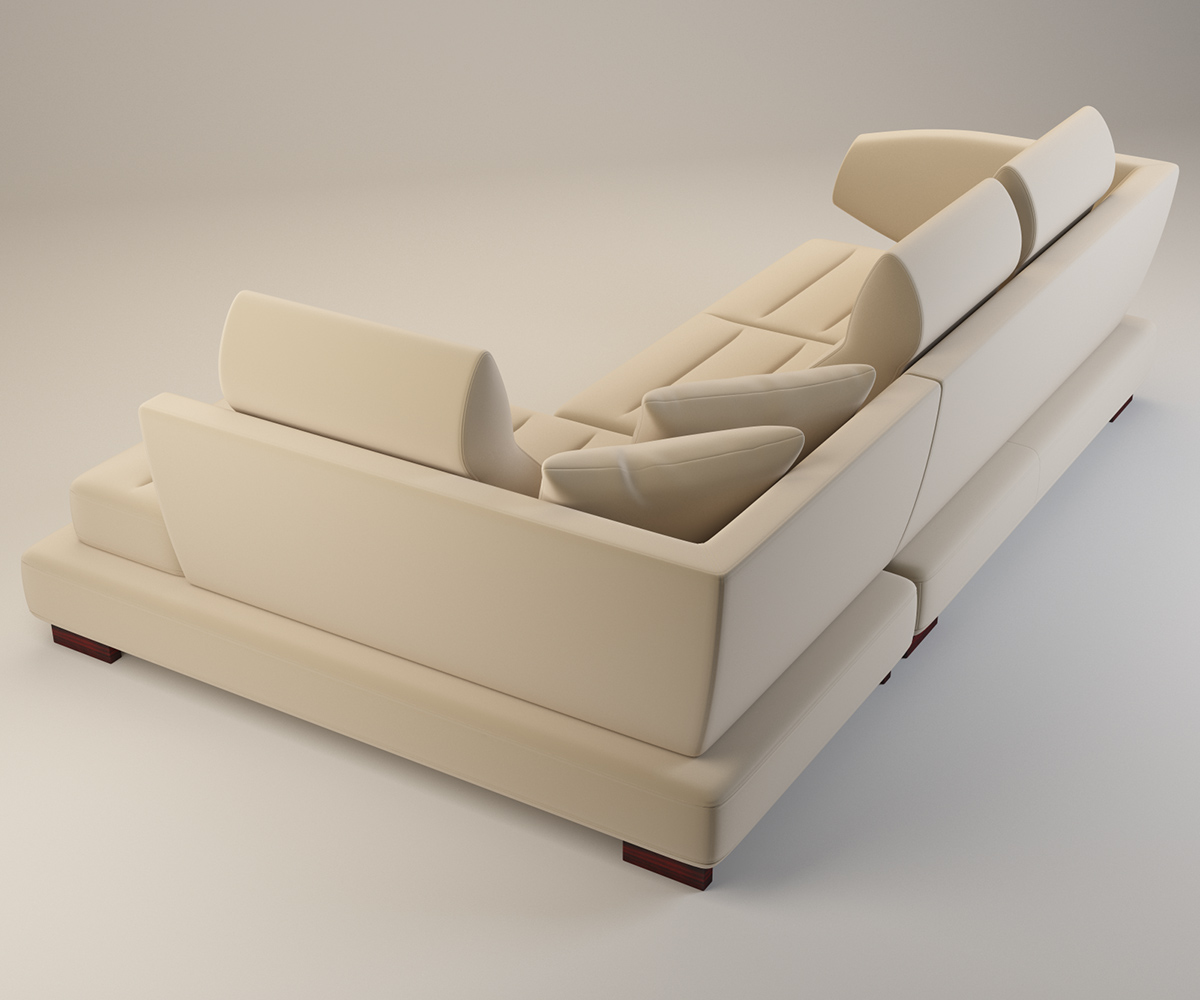 Product Visualization. 3D modeling of furniture.